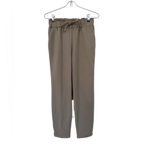Joie Taupe High Waist Drawstring Pants Size XS